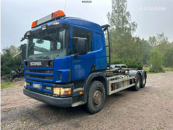 Scania P124 420 Hook Truck - شاحنة ذات خطاف