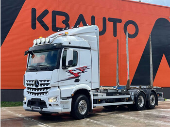 Mercedes-Benz Arocs 2551 4x4/6 HYDRODRIVE - شاحنة قطع الأشجار