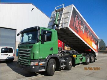 شاحنة قلاب Scania G420-E5-AD BLUE-8X2-KOMPRESSOR+SCHLEUSE-TOP