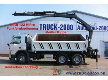 شاحنة قلاب Volvo 340 6x2Meiller Hiab122 HiPro+FB+5.+6.Steuerkreis