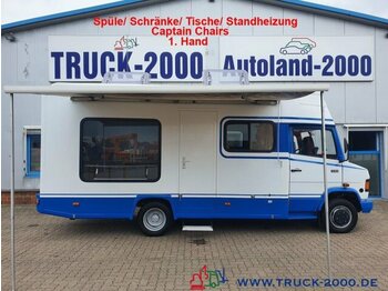 Mercedes-Benz Vario 510 Büro Wohn Werkstattmobil 1.Hd Benziner - شاحنة مغلقة الصندوق