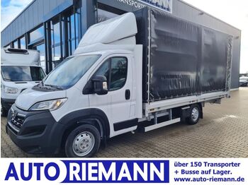 Fiat Ducato 35 Pritsche Plane baugleich Opel Movano  - شاحنة ستارة جانبية