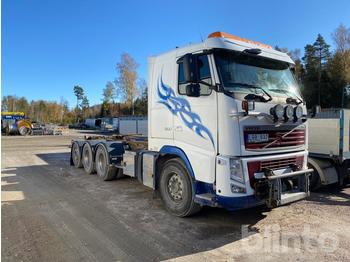 شاحنة ذات خطاف Volvo 500 med plogblads fäste och salt hydraulik: صورة 1