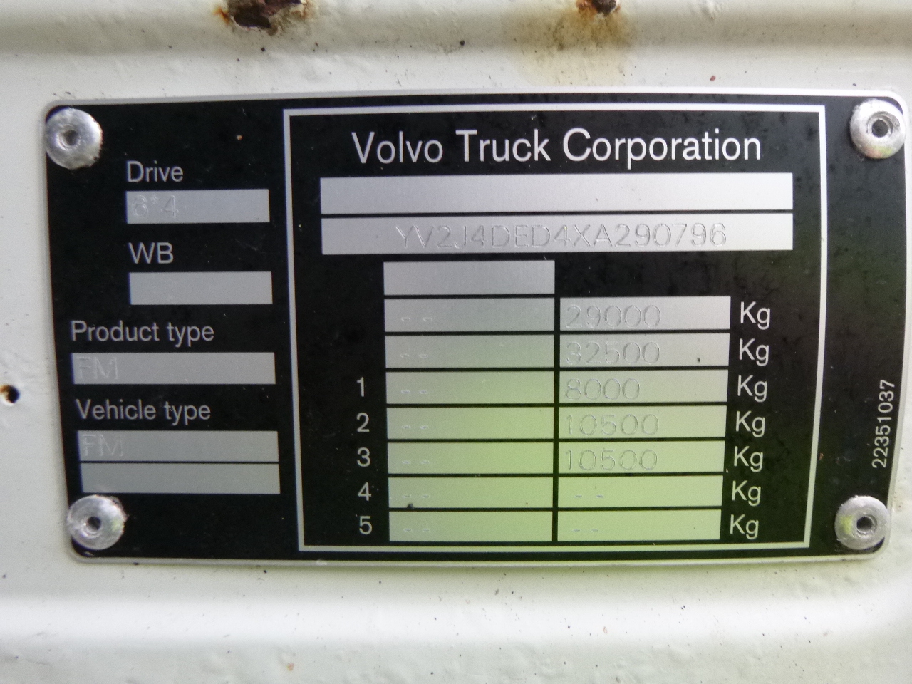 شاحنة الشفط Volvo FM7 290 6X4 RHD vacuum tank 13.7 m3: صورة 39