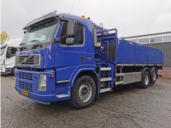 شاحنات مسطحة, شاحنة كرين Volvo FM9-300 6X2/4 Euro5 - Kennis 16.000F / 7.10 - OpenLaadbak met Aluminium Borden (V298): صورة 1