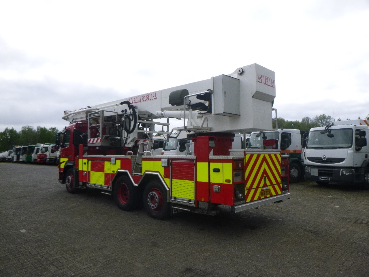 سيارة إطفاء Volvo FM9 340 6x2 RHD Vema 333 TFL fire truck: صورة 3