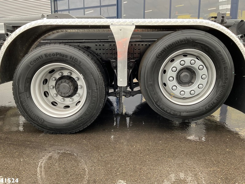 شاحنة ذات خطاف, شاحنة كرين Volvo FM 430 HMF 23 ton/meter laadkraan + Welvaarts Weighing system: صورة 10