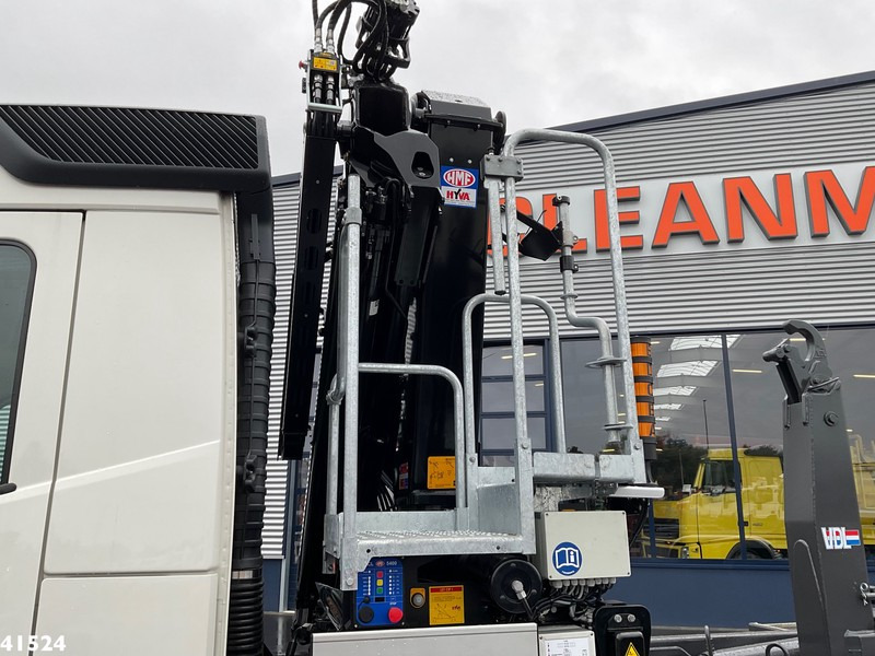 شاحنة ذات خطاف, شاحنة كرين Volvo FM 430 HMF 23 ton/meter laadkraan + Welvaarts Weighing system: صورة 9