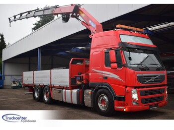 شاحنات مسطحة, شاحنة كرين Volvo FM 460 HMF 2820 K6 + Winch, ADR, Reduction axle, Euro 5, 6x2, Truckcenter Apeldoorn: صورة 1