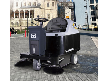 XCMG Official XGHD100 Ride on Sweeper and Scrubber Floor Sweeper Machine - كناسة المناطق الصناعية: صورة 2