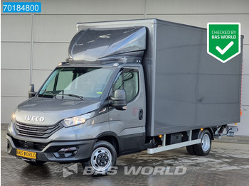 Iveco Daily 35C18 3.0 180PK Automaat Laadklep Metallic Navi Zijdeur Bakwagen Meubelbak Koffer 21m3 Airco Cruise control - شاحنة مغلقة الصندوق: صورة 1
