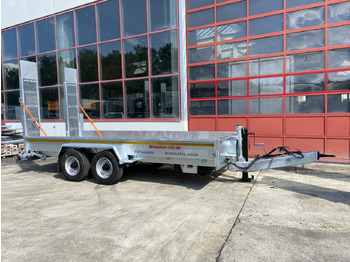 جديدة مقطورة مسطحة منخفضة لنقل المعدات الثقيلة Möslein TT 11-E 5,50 - 2  Tandemtieflader5,50 m x 2 m, Feuerverzinkt: صورة 2
