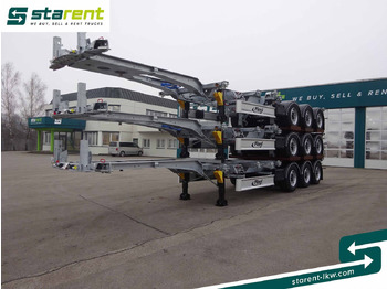 نصف مقطورة لنقل الحاويات FLIEGL