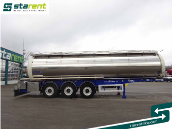 نصف مقطورة صهريج SEKA Lebensmitteltank, 31.000L, Liftachse, Alufelgen: صورة 4
