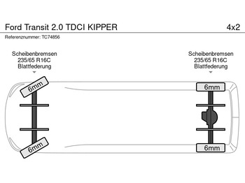 قلاب صغير Ford Transit 2.0 TDCI KIPPER: صورة 5