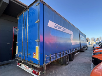 مقطورة ستارة جانبية Wecon AZ218LN Jumbo Tandem 7,6m P+P Luftfederung: صورة 5