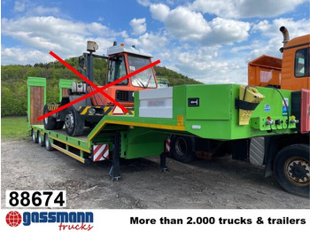 عربة منخفضة مسطحة نصف مقطورة ALPSAN