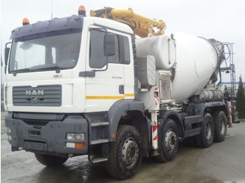 شاحنة خلاطة خرسانة MAN TGA 41.460 8x4 EURO3 BETONPUMPE CIFA MAGNUM 28m: صورة 1