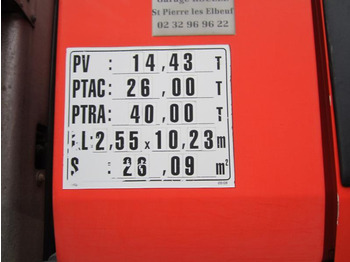 شاحنات مسطحة Renault Kerax 370 DXI: صورة 3