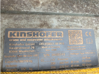 شاحنات مسطحة Kinshofer Steinzange PZS 110 V-1 | Baujahr:2018: صورة 2