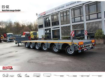 عربة منخفضة مسطحة نصف مقطورة BROSHUIS