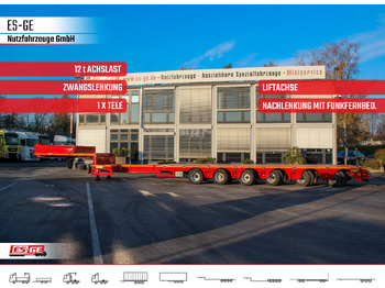 عربة منخفضة مسطحة نصف مقطورة BROSHUIS