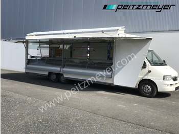 شاحنة بيع الطعام IVECO FIAT (I) Ducato Verkaufswagen 6,5 m - Motor neu vor 21 TKM + Kühltheke, Fritteuse: صورة 2
