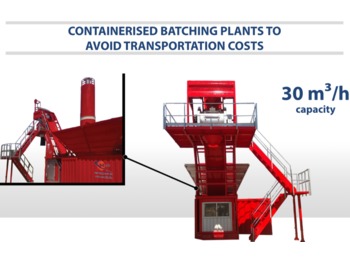جديدة مصنع الخرسانة SEMIX SEMIX Compact Concrete Batching Plant 30 m³/h Containerised: صورة 1