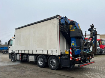 شاحنة كرين, شاحنة ستارة Mercedes-Benz Actros 2541 L6x2 Pritsche Heckkran 34m/to, Jib,: صورة 4