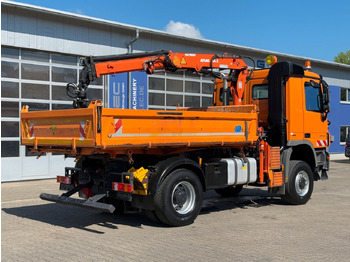 شاحنة قلاب, شاحنة كرين Mercedes-Benz ACTROS 2044 4x4 Kipper Kran ATLAS 65.2 A2L: صورة 5