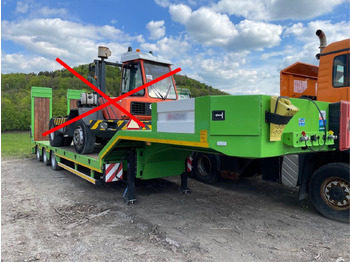 عربة منخفضة مسطحة نصف مقطورة ALPSAN