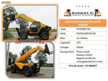 رافعة تلسكوبية Haulotte FM3500/14E: صورة 5
