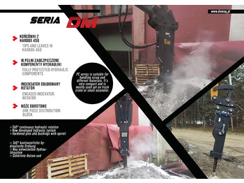 جديدة مطرقة هيدروليكية - حفارة DEMOQ DM100 Hydraulic breaker 90kg: صورة 2