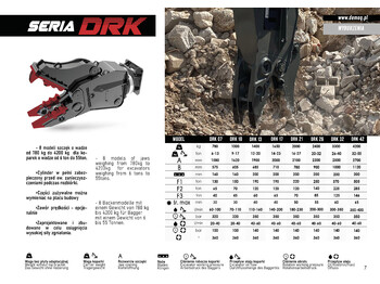 جديدة مقص الهدم - حفارة DEMOQ DRK10  Hydraulic Rotating Pulveriser Crusher 1000 KG: صورة 3