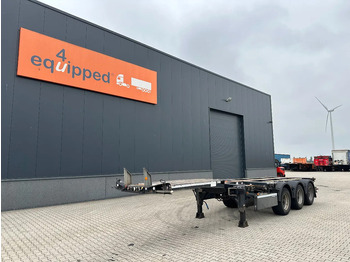 نصف مقطورة لنقل الحاويات Broshuis 3UCC-39/45 FLN, 45FT High Cube multi, BPW, liftas, NL-chassis, 2x beschikbaar: صورة 2