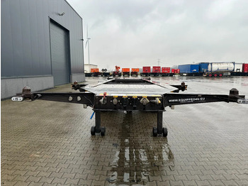 نصف مقطورة لنقل الحاويات Burg 20FT ADR (EX/II, EX/III, FL, AT), Leergewicht: 3.690kg, SAF INTRADISC, 2x Liftachse, ALCOA, NL-Chassis, APK/ADR: 02-2026: صورة 5