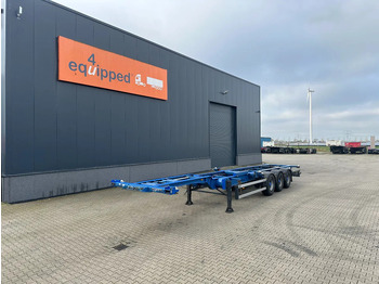 نصف مقطورة لنقل الحاويات