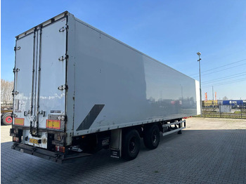 نصف مقطورة صندوق مغلق Groenewegen full chassis, BPW + DRUM, NL-trailer: صورة 3