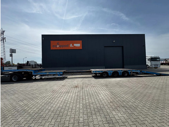 عربة منخفضة مسطحة نصف مقطورة Nooteboom OSD-48-03V lowloader, NL-trailer, APK: 06/2026, hydraulic ramps + platform, 370cm extendable, SAF + drum,: صورة 4