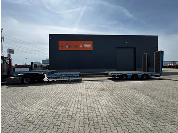 عربة منخفضة مسطحة نصف مقطورة Nooteboom OSD-48-03V lowloader, NL-trailer, APK: 06/2026, hydraulic ramps + platform, 370cm extendable, SAF + drum,: صورة 5