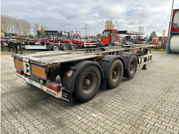 نصف مقطورة لنقل الحاويات TURBO'S HOET 20FT/30FT, ADR (FL, AT, OX), empty weight: 3.720kg, ALCOA, galvanized, BPW+DISC, liftaxle: صورة 3