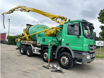 شاحنة خلاطة خرسانة Mercedes-Benz ACTROS 3241 8x4 PUMI PM M 21-3 (21m) Putzmeister - *238.000km* / 1586H - EPS - BLADVERING / NAAFREDUCTIE: صورة 2