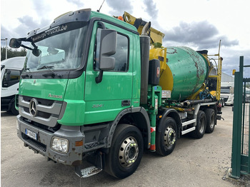 شاحنة خلاطة خرسانة Mercedes-Benz ACTROS 3241 8x4 PUMI PM M 21-3 (21m) Putzmeister - *238.000km* / 1586H - EPS - BLADVERING / NAAFREDUCTIE: صورة 3