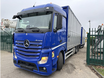 شاحنة كرين Mercedes-Benz Actros 2645 6x2 105m³ JUMBO + RETARDER + CRANE PALFINGER PK 19.001 SLD (4x) + RADIO - *FULL AIR* - FRIGO - EURO 6 - SAF AXLES - BELGIAN TRUCK: صورة 4