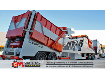 جديدة مصنع الخرسانة General Makina Diamond 60 m3 Mobile Concrete Batching Plant: صورة 2
