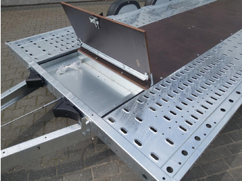 مقطورة شحن نقل السيارات Brian James A4 Transporter 450x200cm black X Rampen 240cm Stützen Alufelgen silver 2600kg: صورة 3 مقطورة شحن نقل السيارات Brian James A4 Transporter 450x200cm black X Rampen 240cm Stützen Alufelgen silver 2600kg: صورة 3