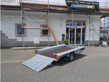مقطورة لنقل المعدات HULCO TERRAX Basic 294x150x27cm Heckrampe 100cm (M) 12" 1800kg: صورة 2
