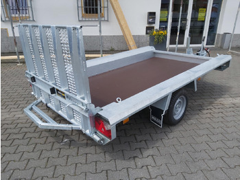 مقطورة لنقل المعدات HULCO TERRAX Basic 294x150x27cm Heckrampe 100cm (M) 12" 1800kg: صورة 4