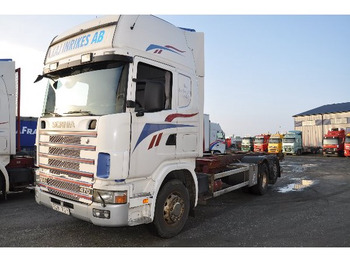 شاحنات الحاويات / جسم علوي قابل للتغيير شاحنة SCANIA 124