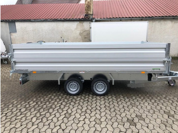 جديدة مقطورة قلاب Humbaur 3-Seitenkipper HTK 3500.41 Alu mit BW-Aufsatz, 4100 x 2100 x 350 mm, 3,5 to.: صورة 3
